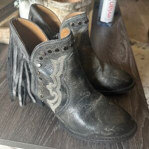 Leather boots